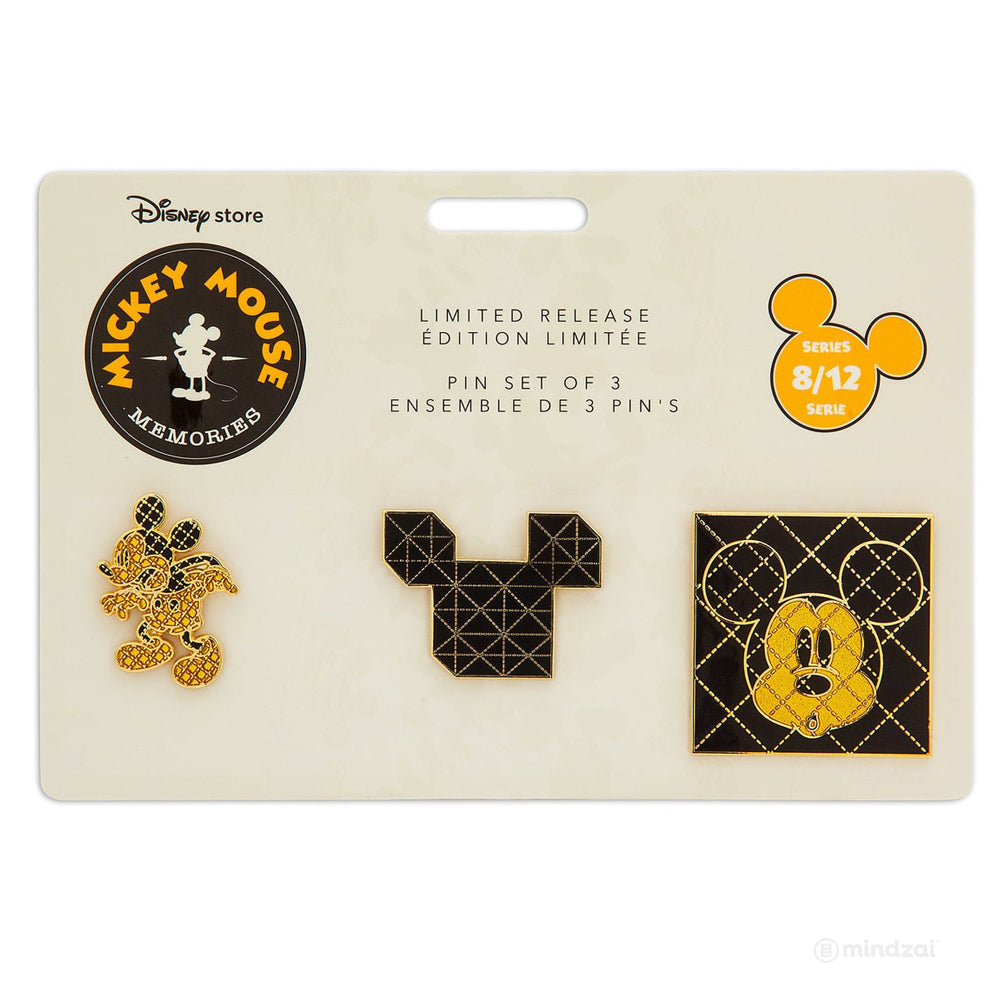 Mickey Mouse Memories Pin Set - August (Limited Edition)