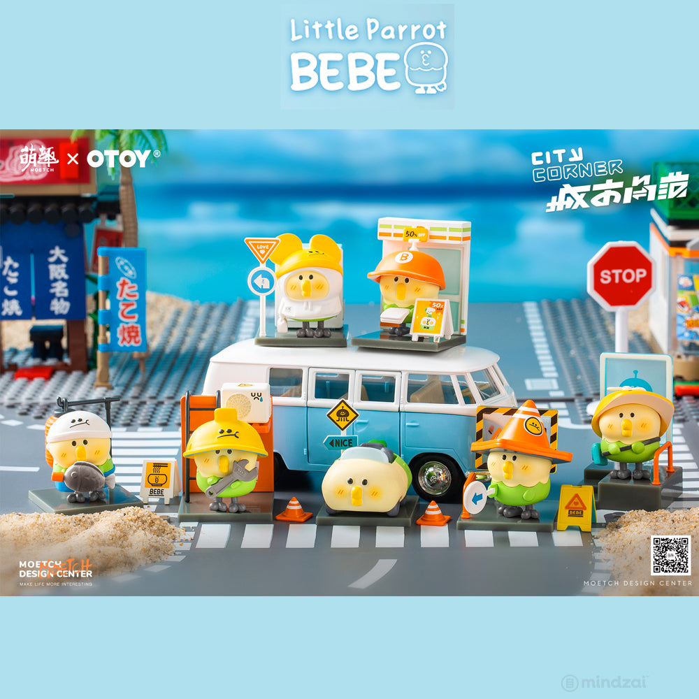 Bebe The Little Parrot City Corner Series Mystery Capsule Toys by Moetch Toys x OTOY