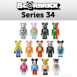 Bearbrick Series 34 by Medicom Toy - Single Blind Box
