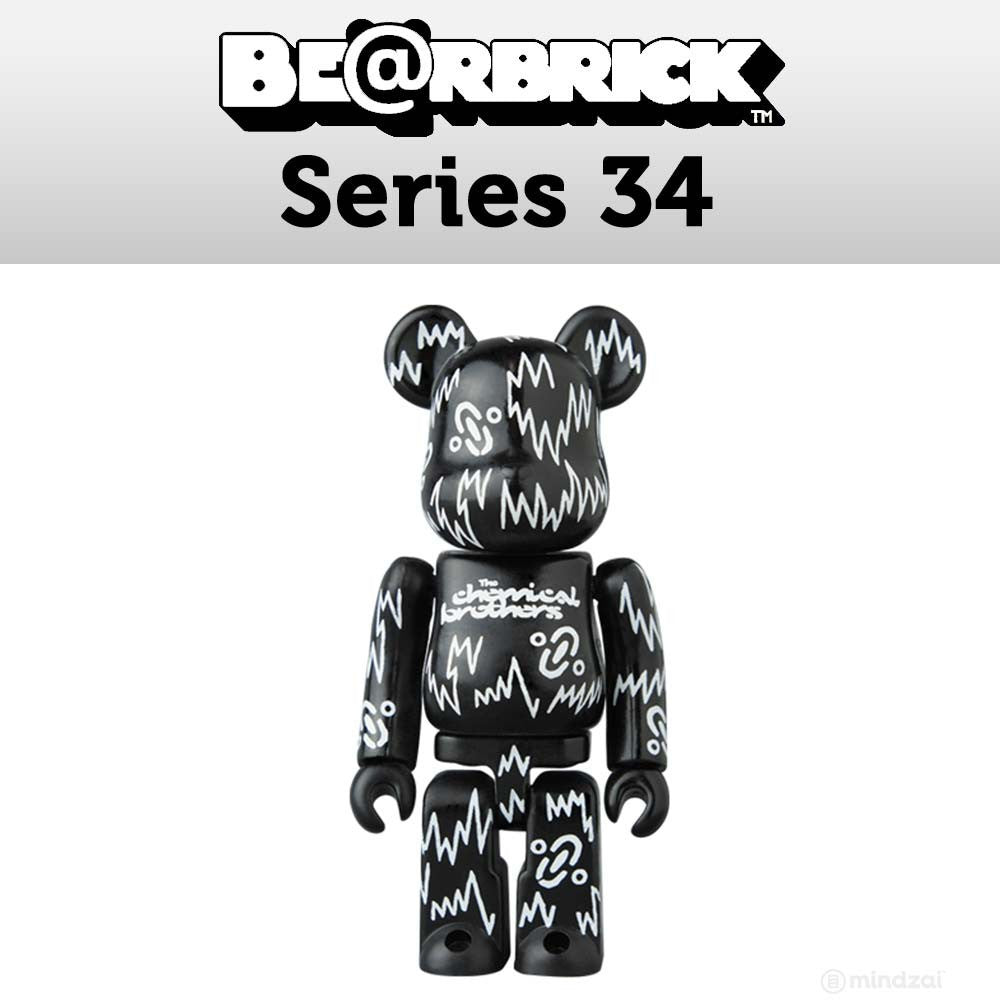 BE@RBRICK - BE@RBRICK＊SERIES34＊The chemical brothers Medicom 100% Bearbrick 34 Be@rbrick Series 34 Pattern 