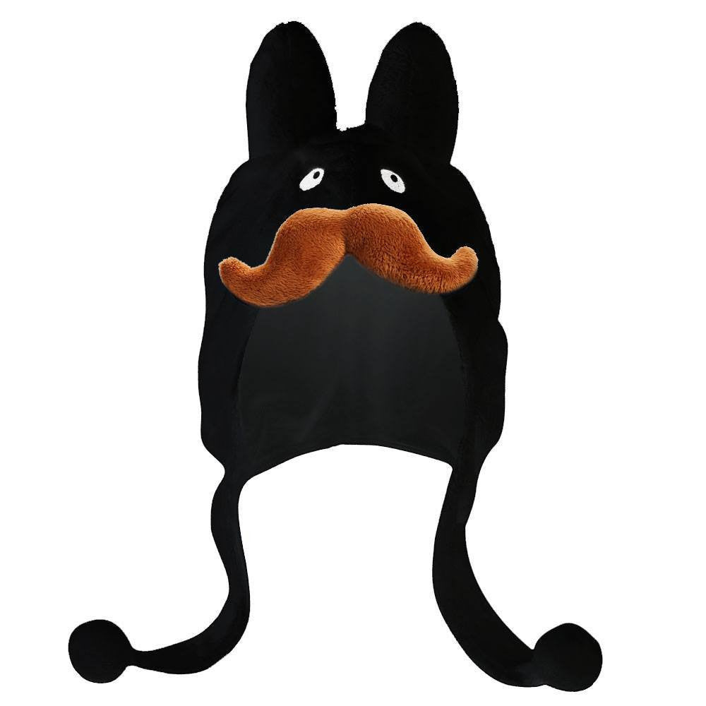 Labbit Black Plush Hat by Kidrobot - Mindzai  - 1