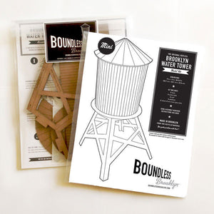 Boundless Brooklyn Model Water Tower Kit: The Mini - Mindzai  - 3