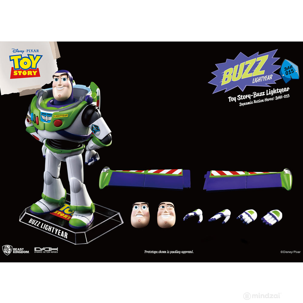 Disney Toy Story Buzz Lightyear Dynamic Action Hero Toy Figure by Beast Kingdom