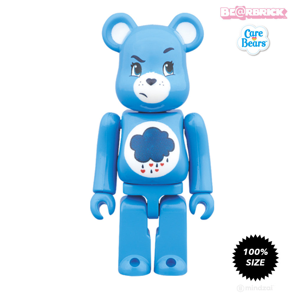 Grumpy Bear 100% Bearbrick - Pre-order - Mindzai 