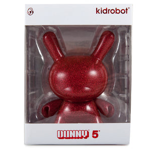 Red Chroma 5-inch Dunny by Kidrobot - Mindzai  - 5