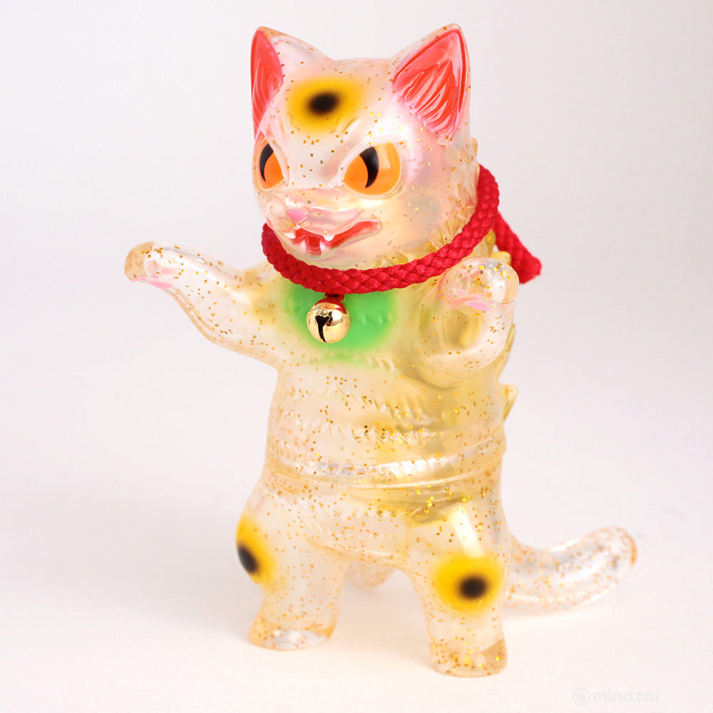 Negora Lucky Cat 4-Inch Clear Edition by Konatsuya