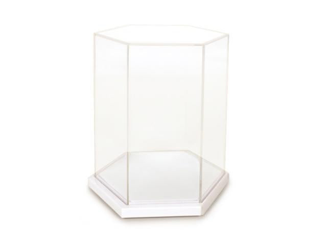 Hexagon Display Case White - Mindzai  - 1