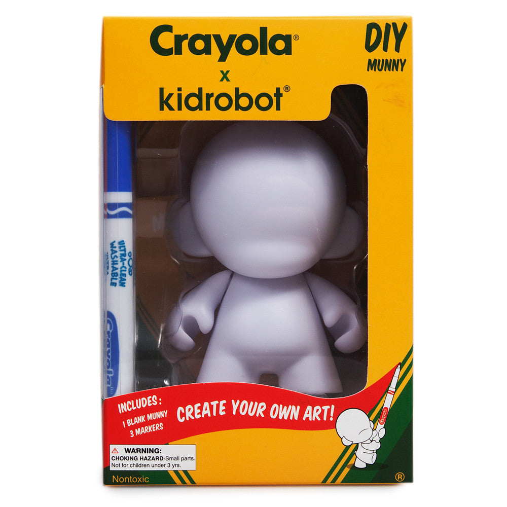 DIY Munny 4-inch by Kidrobot x Crayola - Mindzai  - 1
