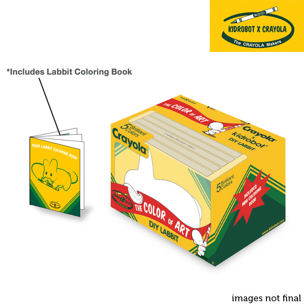 DIY Labbit 5-inch by Kidrobot x Crayola - Mindzai  - 1