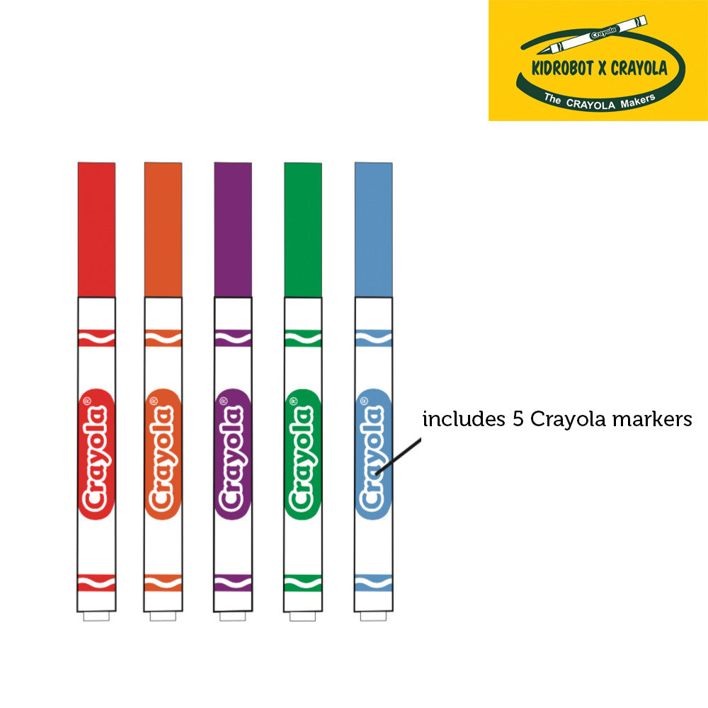 DIY Labbit 5-inch by Kidrobot x Crayola - Mindzai  - 3