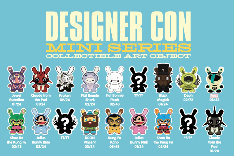 DCON Designer Con x Kidrobot Dunny Art Toy Figure Blind Box Series