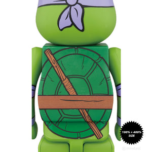 Donatello TMNT 100% and 400% Bearbrick Set