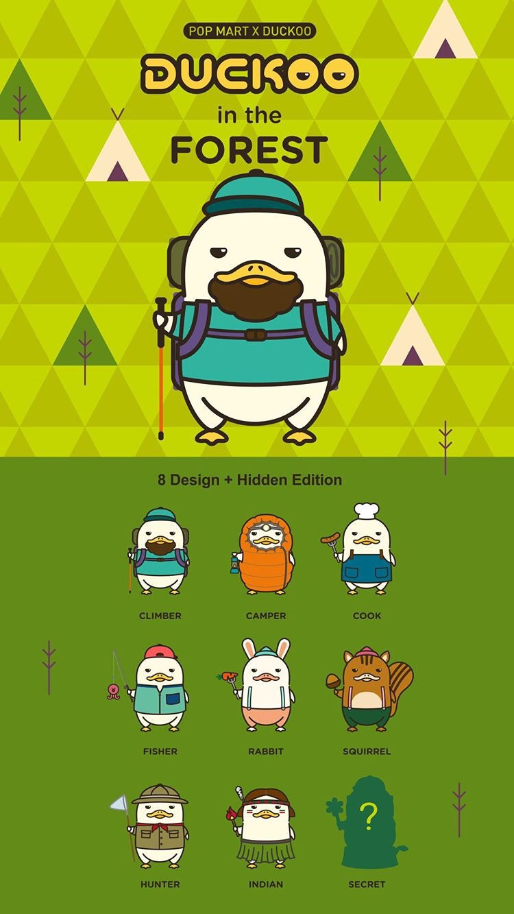Duckoo In The Forest Blind Box Series by Chokocider x POP MART