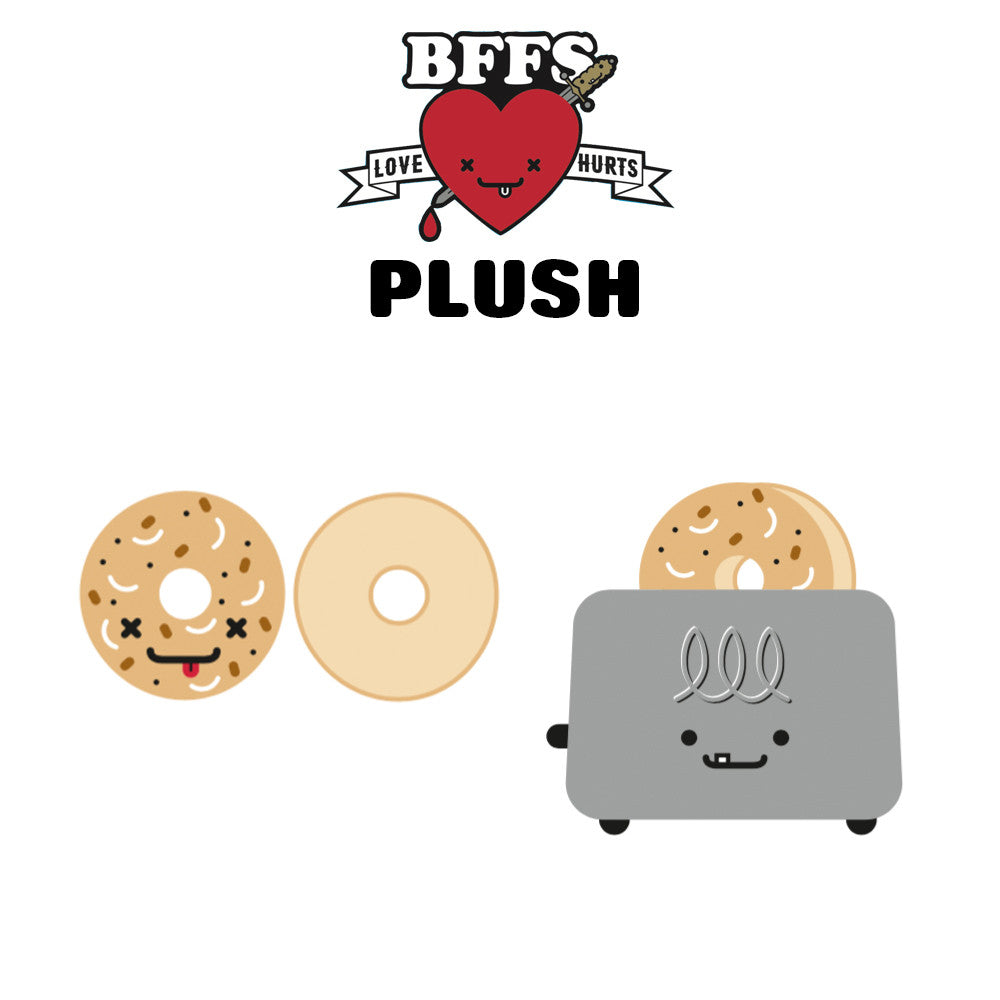 BFFs El Tostador and Lenny Plush by Travis Cain x Kidrobot - Mindzai  - 5