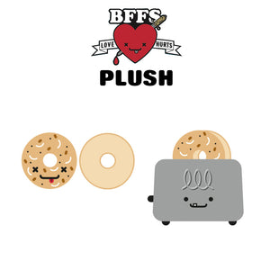 BFFs El Tostador and Lenny Plush by Travis Cain x Kidrobot - Mindzai  - 5