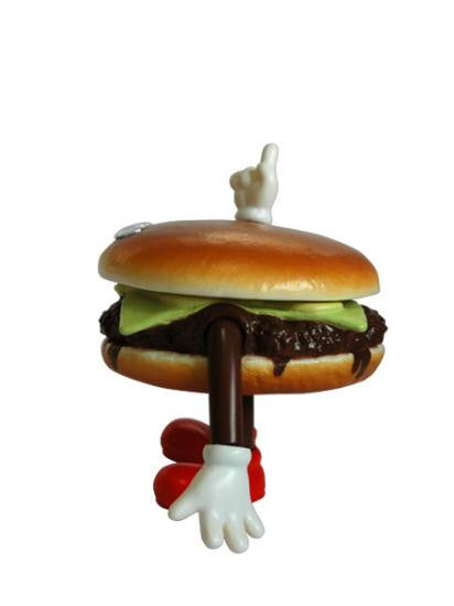 Teriyaki Burger Flavors Sofubi by Dune *Tokyo Treasures* - Mindzai  - 1