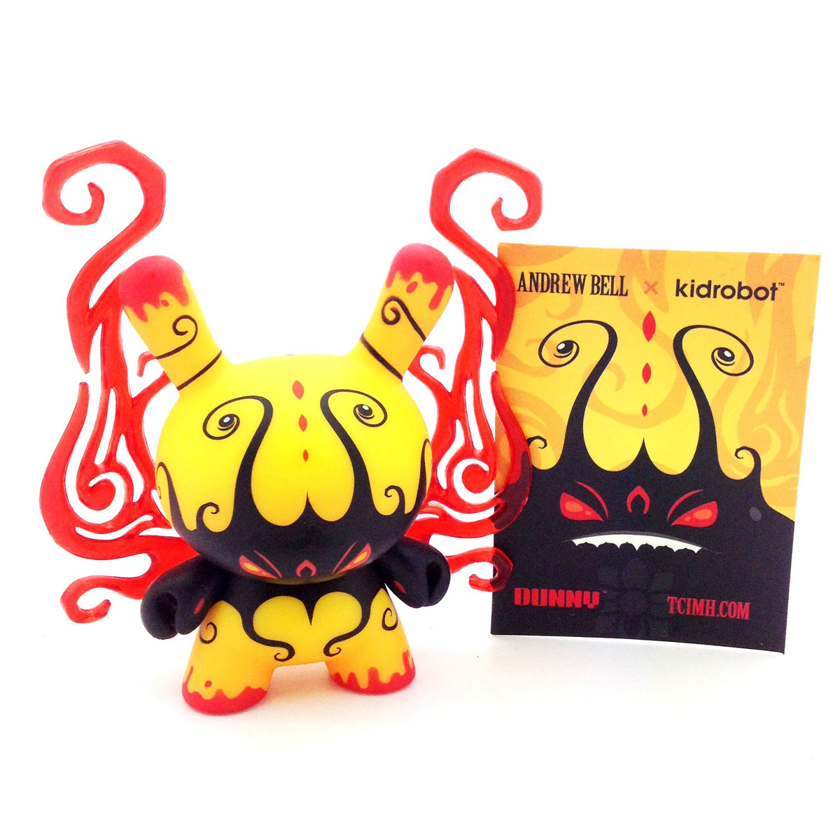 Side Show Dunny Series - Deeper Issues Yellow (Andrew Bell) - Mindzai  - 2