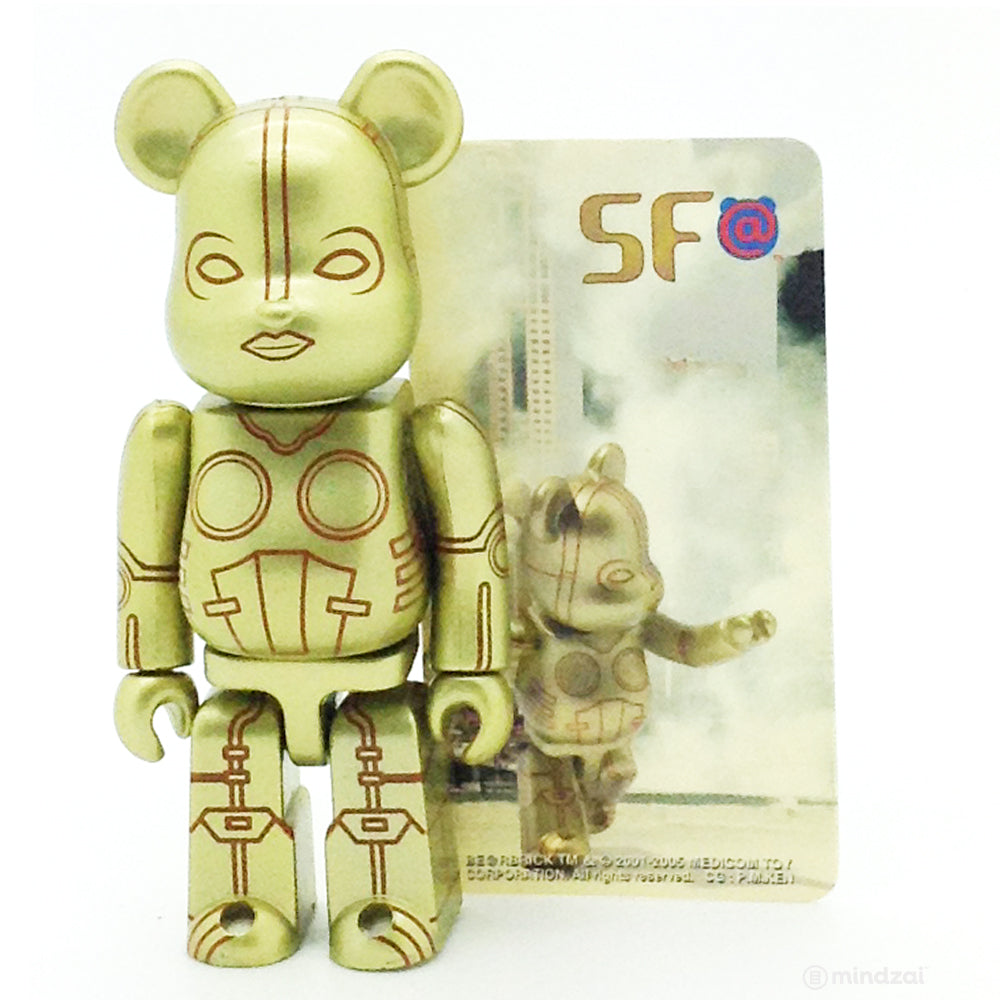 Bearbrick Series 10 - Gold Lady Robot (SF) 100% Size