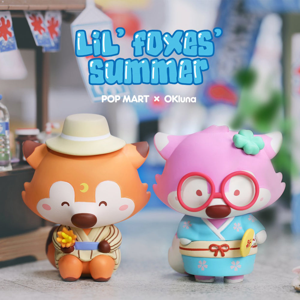 Goobi Lil Foxes Summer Blind Box Series by OKLuna x POP MART