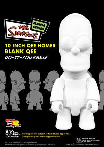 DIY Homer Simpson Qee - Mindzai  - 2