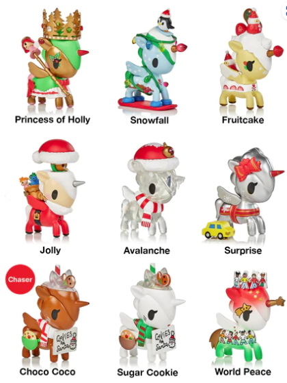 Holiday Unicorno Series 4 Blind Box by Tokidoki