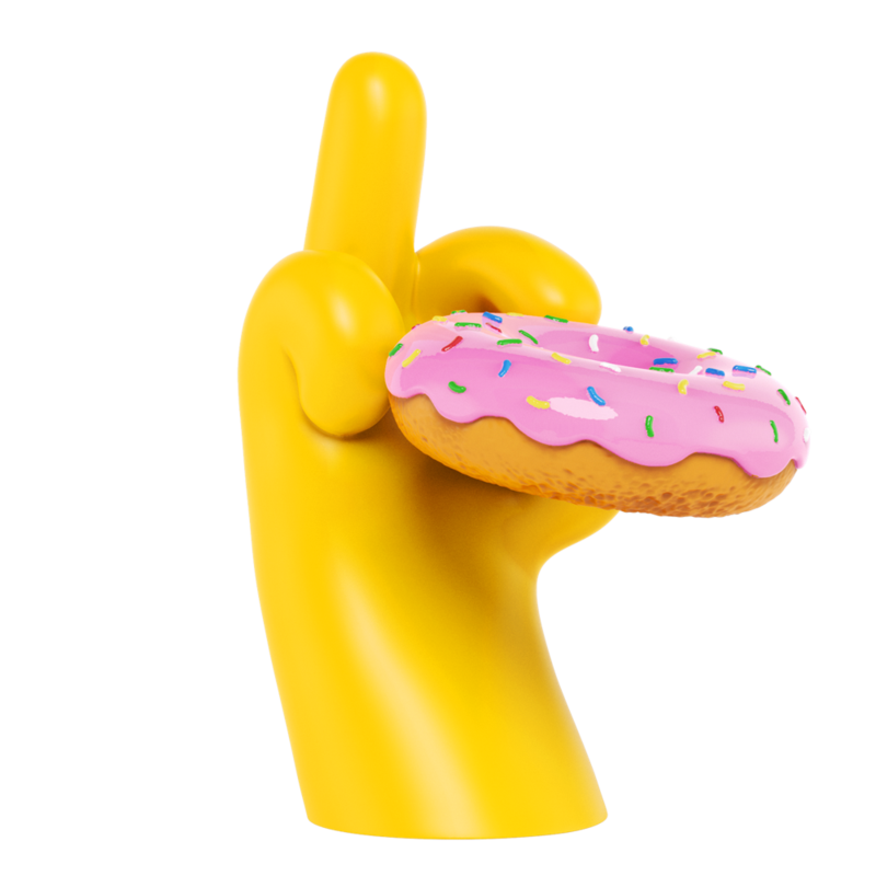 I Donut Care by Abell Octovan x Mighty Jaxx