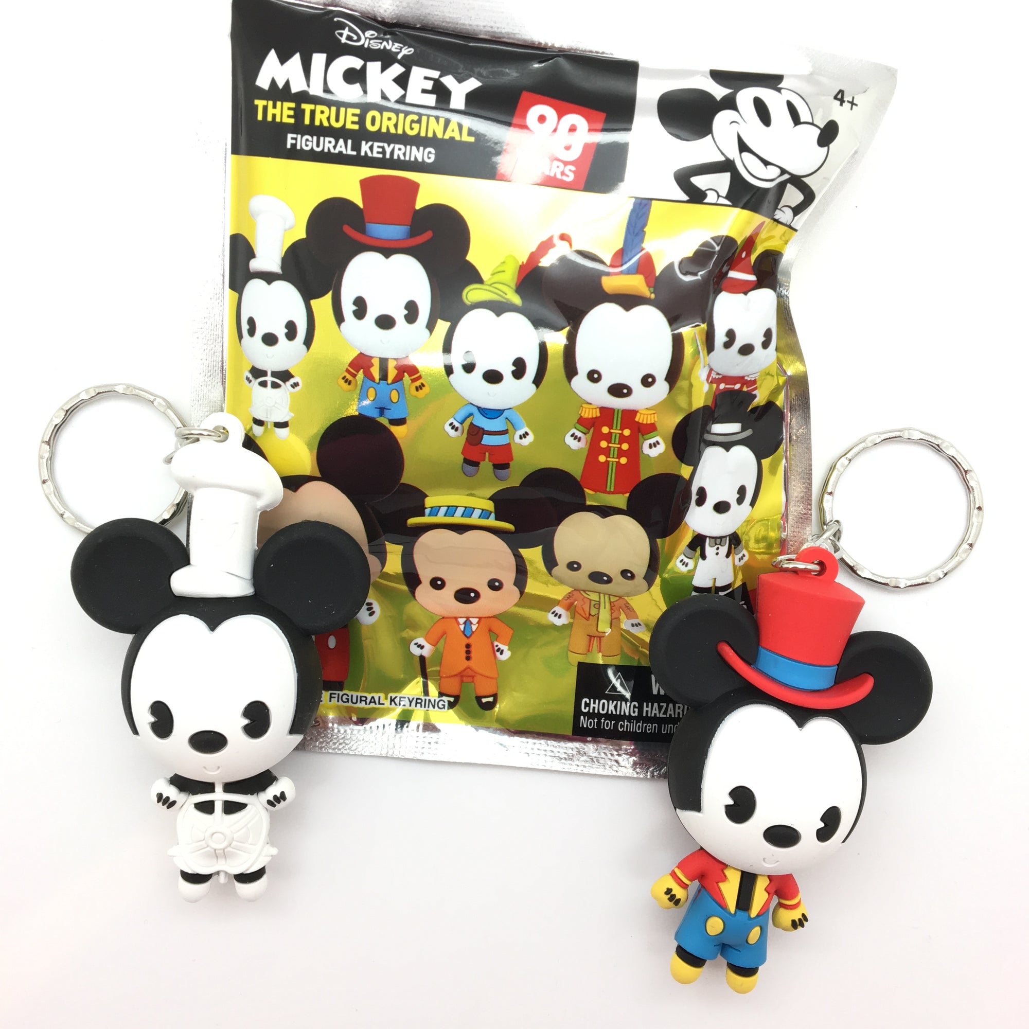 Disney Mickey Through The Years Figural Keychains by Monogram