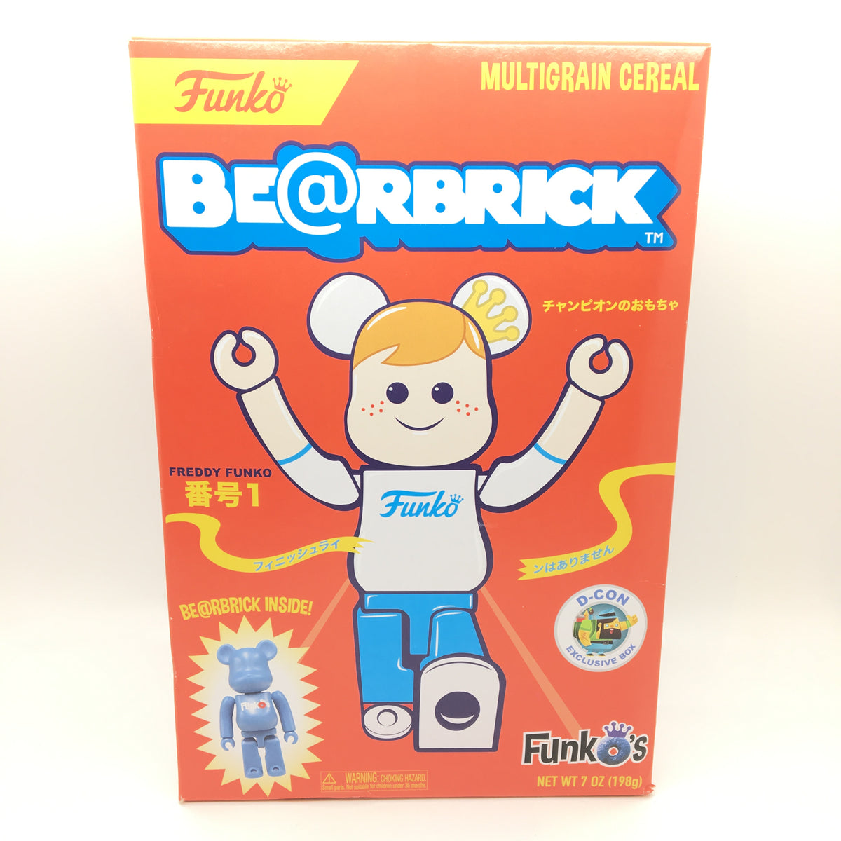 Bearbrick Funko&#39;s Cereal with 100% Bearbrick Figure Designer Con ( DCON ) Exclusive - Red Box