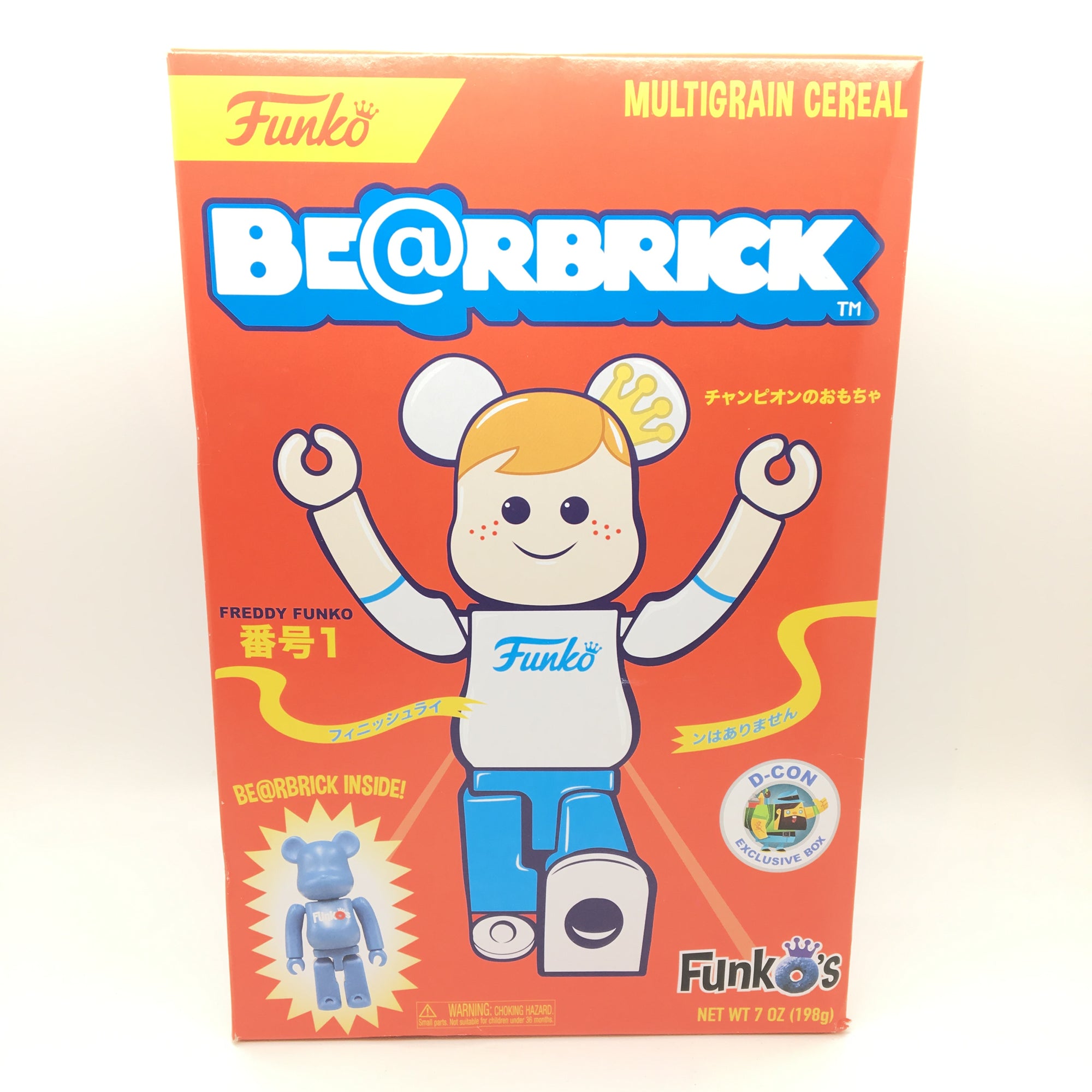 Bearbrick Funko's Cereal with 100% Bearbrick Figure Designer Con ( DCON ) Exclusive - Red Box