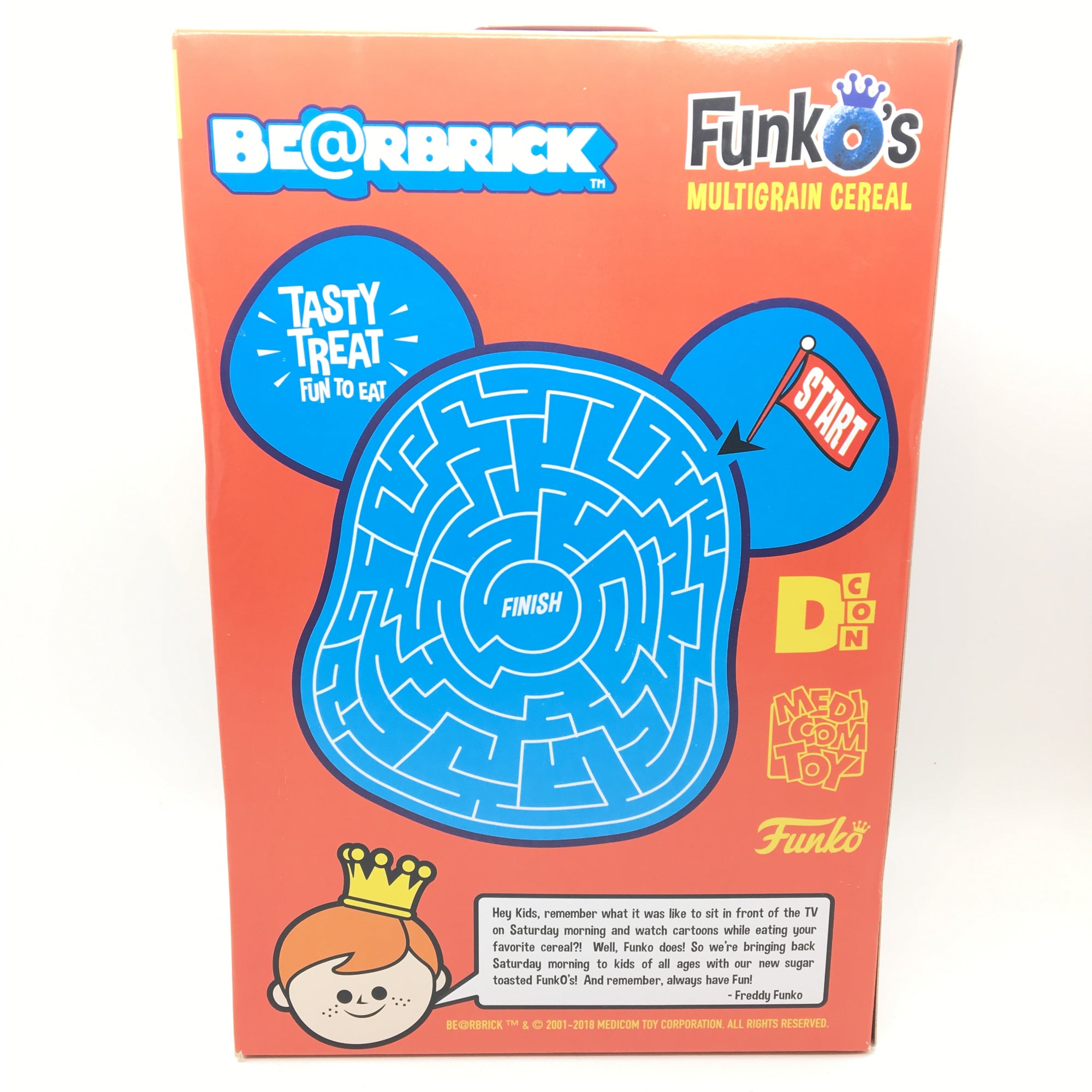 Bearbrick Funko's Cereal with 100% Bearbrick Figure Designer Con ( DCON ) Exclusive - Red Box