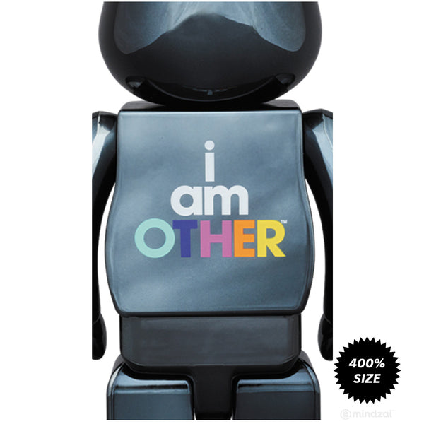 MEDICOM TOY - BE@RBRICK i am OTHER BLACK Ver.400％ BE@RBRICK ANEVER BLACK 100％ & 400％ – MCT TOKYO