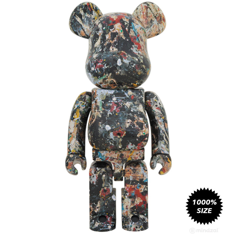Jackson Pollock Version 2.0 1000% Bearbrick by Medicom Toy