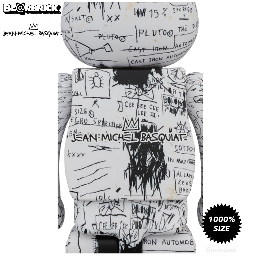 Jean-Michel Basquiat #3 1000% Bearbrick by Medicom Toy