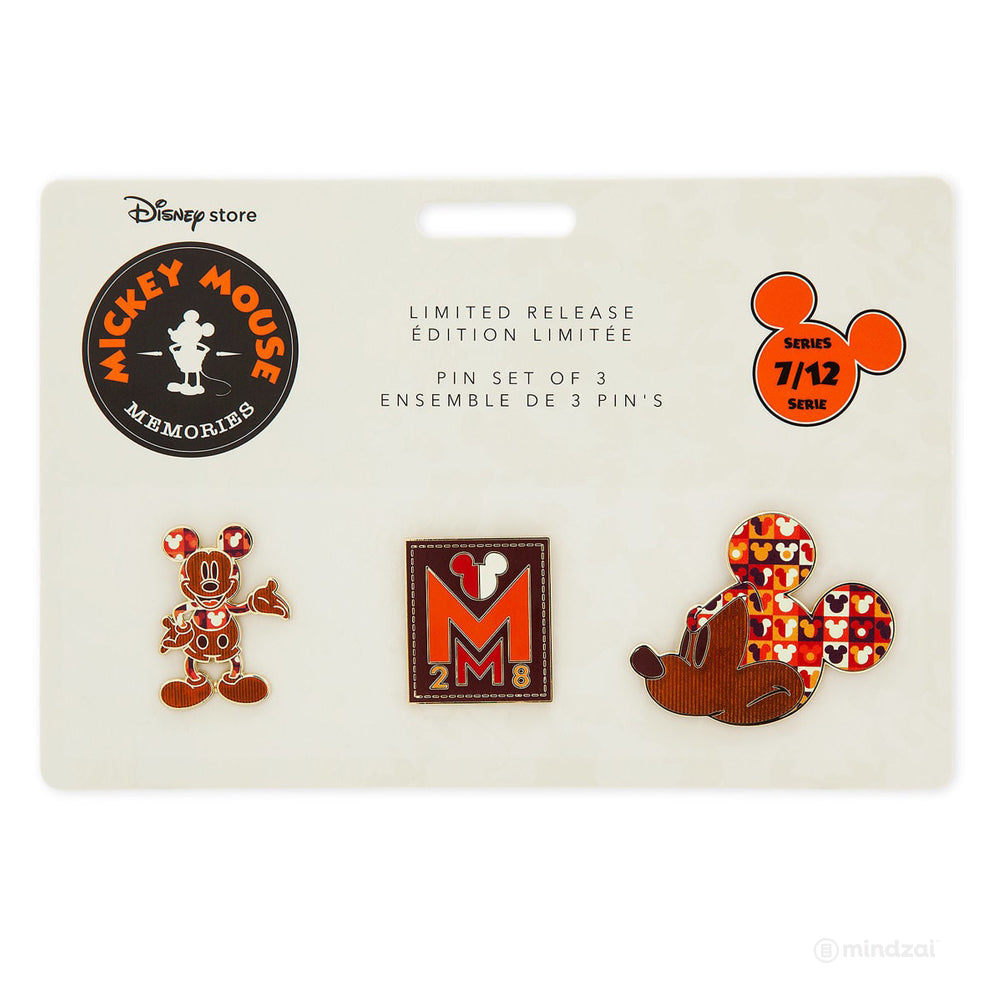 Mickey Mouse Memories Pin Set - July (Limited Edition)