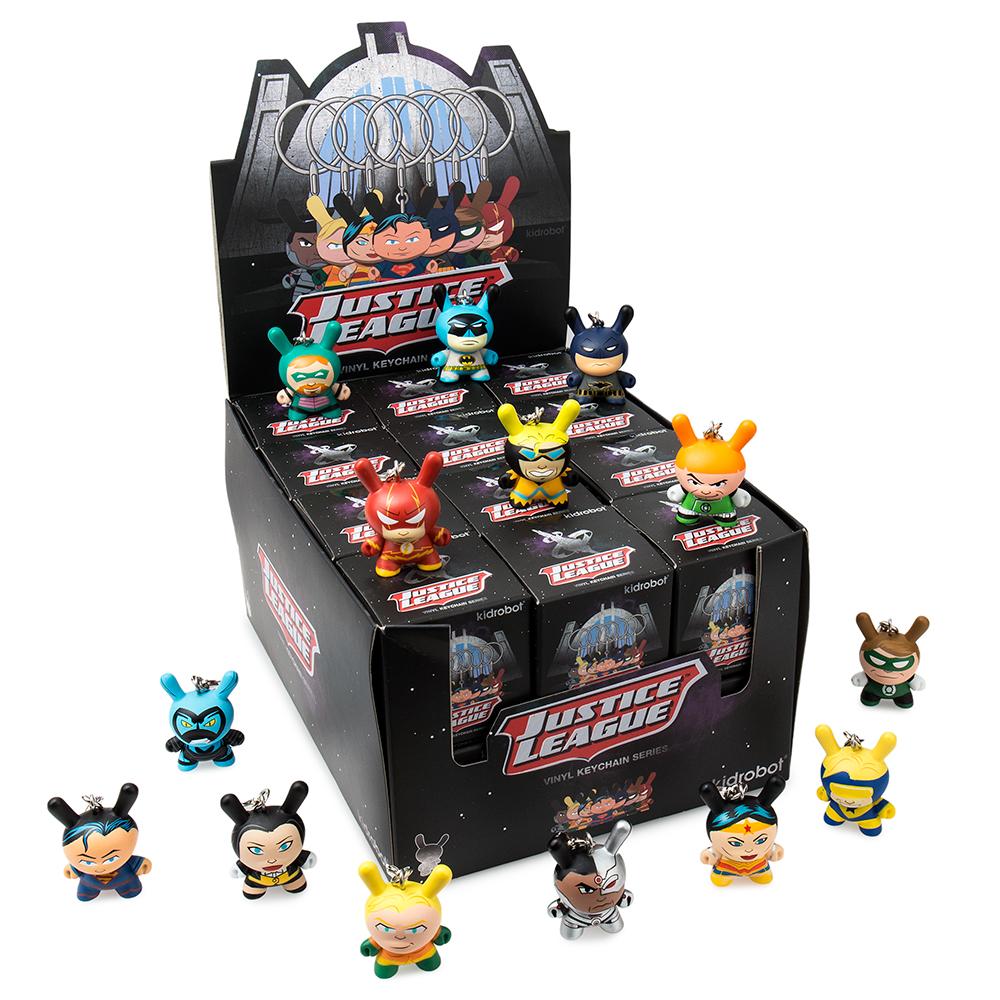 DC Justice League Dunny Blind Box Keychains by Kidrobot