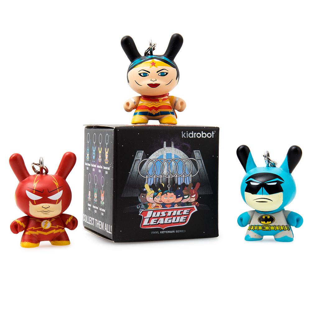 DC Justice League Dunny Blind Box Keychains by Kidrobot
