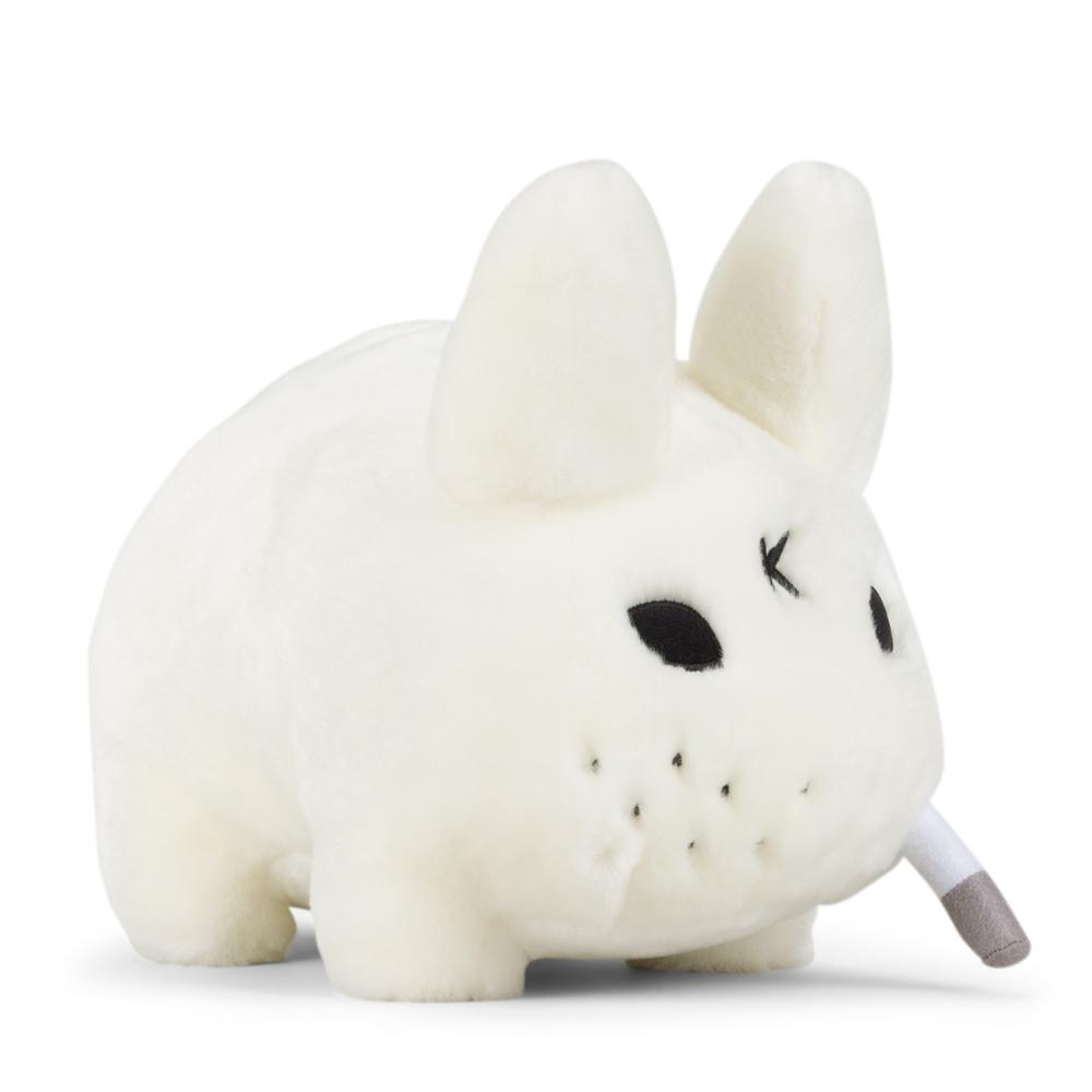 Smorkin' Labbit White 14" Plush by Kidrobot x Frank Kozik