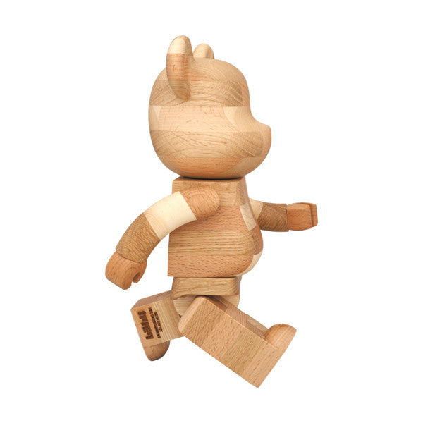 Wooden Tile Pattern 400% Bearbrick by Karimoku - Mindzai  - 1