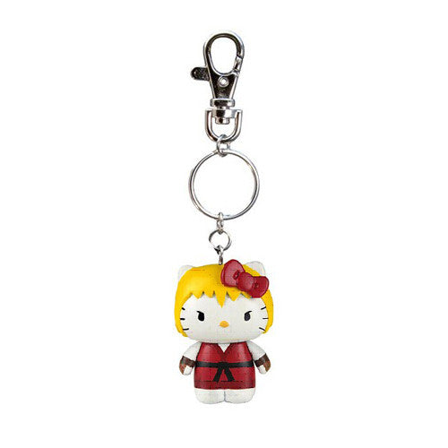 Ken x Hello Kitty Street Fighter Keychain - Mindzai 