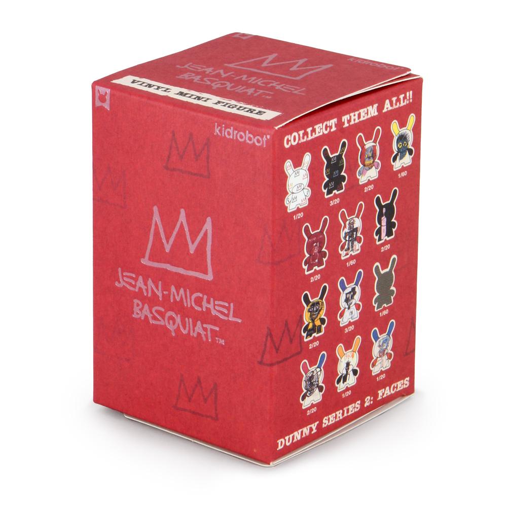 Jean-Michel Basquiat Faces Dunny Mini Series 2 by Kidrobot