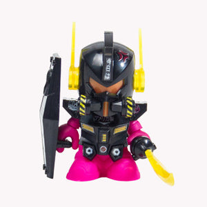 Bot Mini Dam Gun Black by Kidrobot - Mindzai  - 1