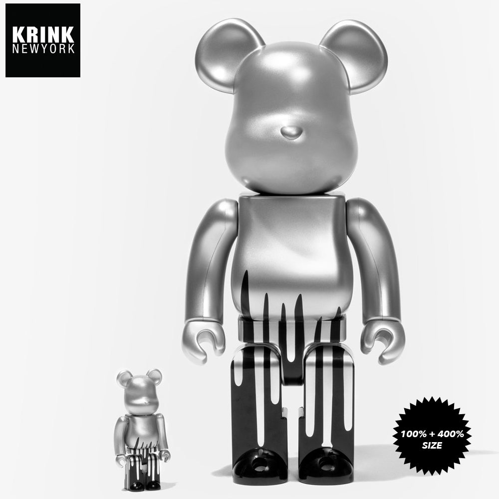 Krink 100% + 400% Bearbrick Set by Krink x Medicom Toy