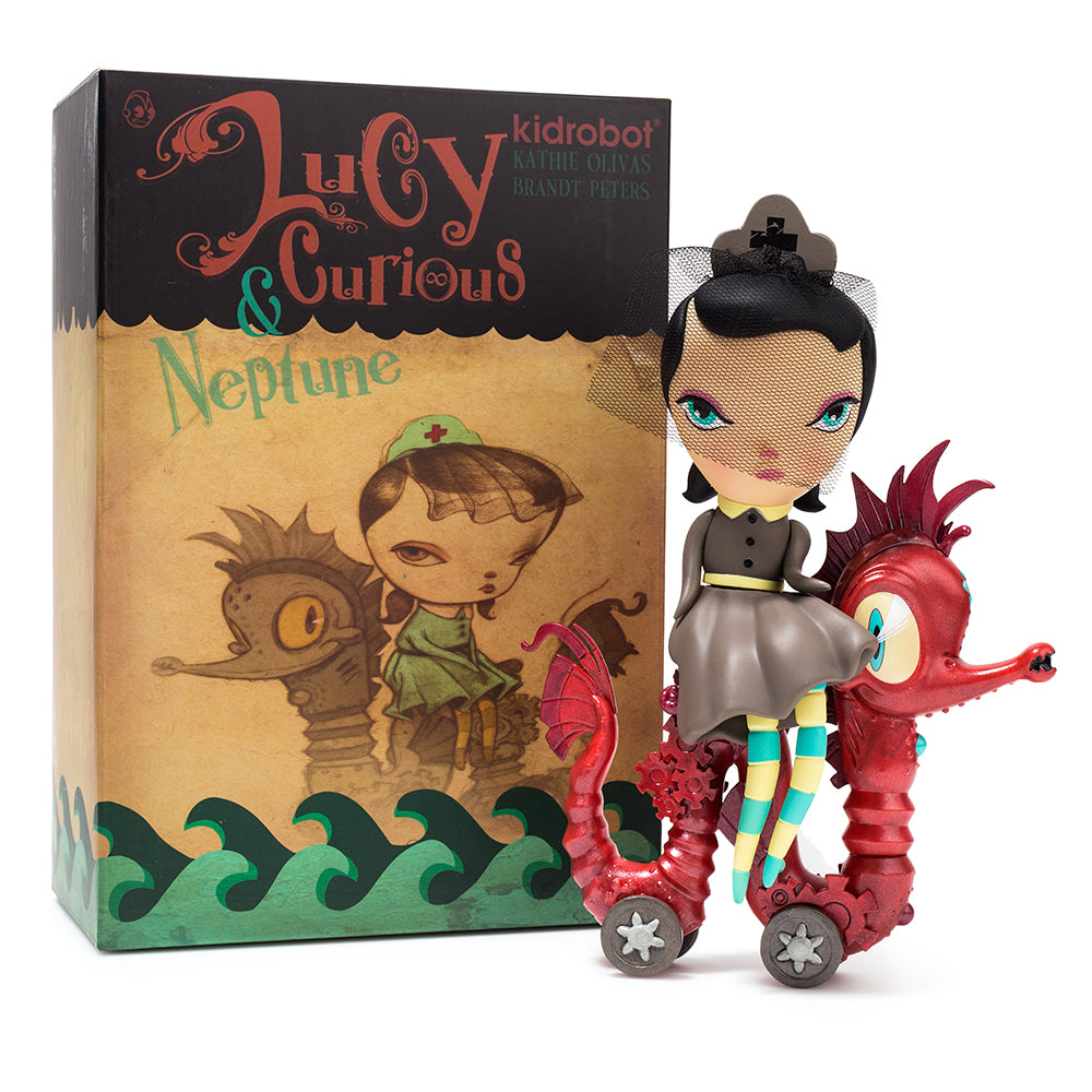 *Special Order* Lucy Curious Medium Art Toy Figure by Kathie Olivas