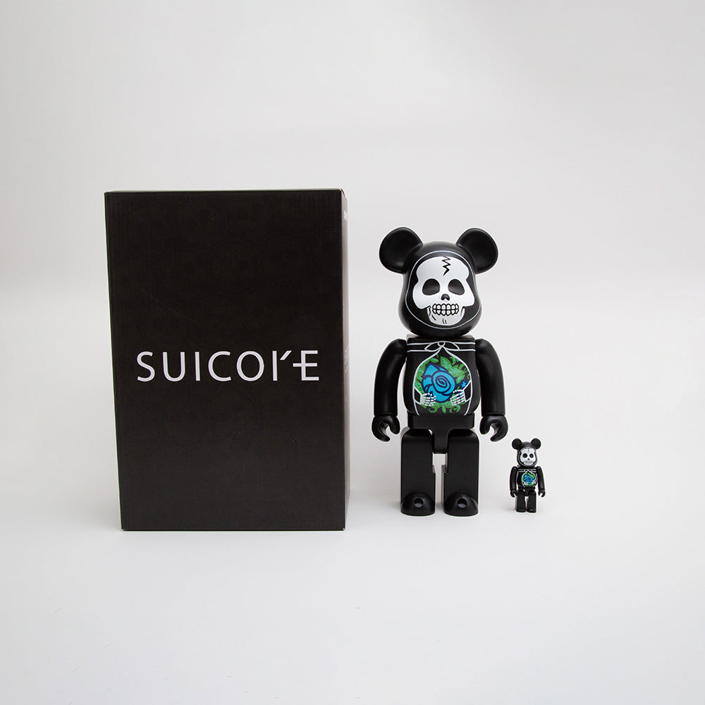 Bearbrick x Suicoke 100% + 400% Bearbbrick Set by Medicom Toy