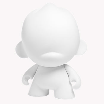 DIY Foomi 7" White Edition by kidrobot - Mindzai  - 1