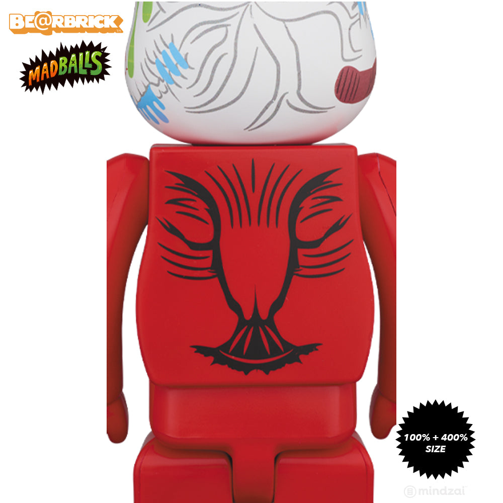 MadBalls Oculus Orbus 100% + 400% Bearbrick Set by Medicom 
