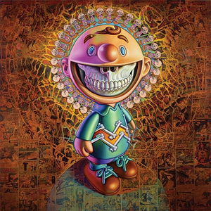 Mandala Grin Jigsaw Puzzle by Ron English - Mindzai  - 2