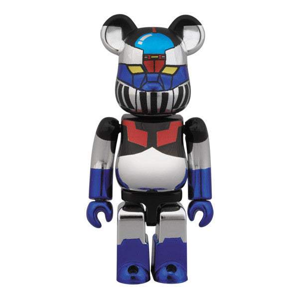 Mazinger Z Silver Chrome Plated Version 100% Bearbrick - Mindzai  - 1