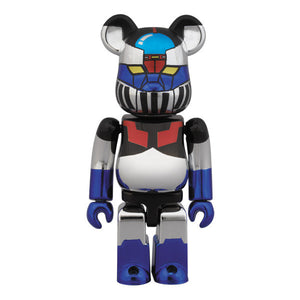 Mazinger Z Silver Chrome Plated Version 100% Bearbrick - Mindzai  - 1