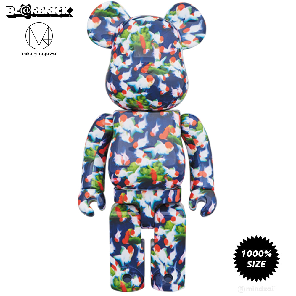 Goldfish 1000% Bearbrick by Mika Ninagawa x Medicom Toy